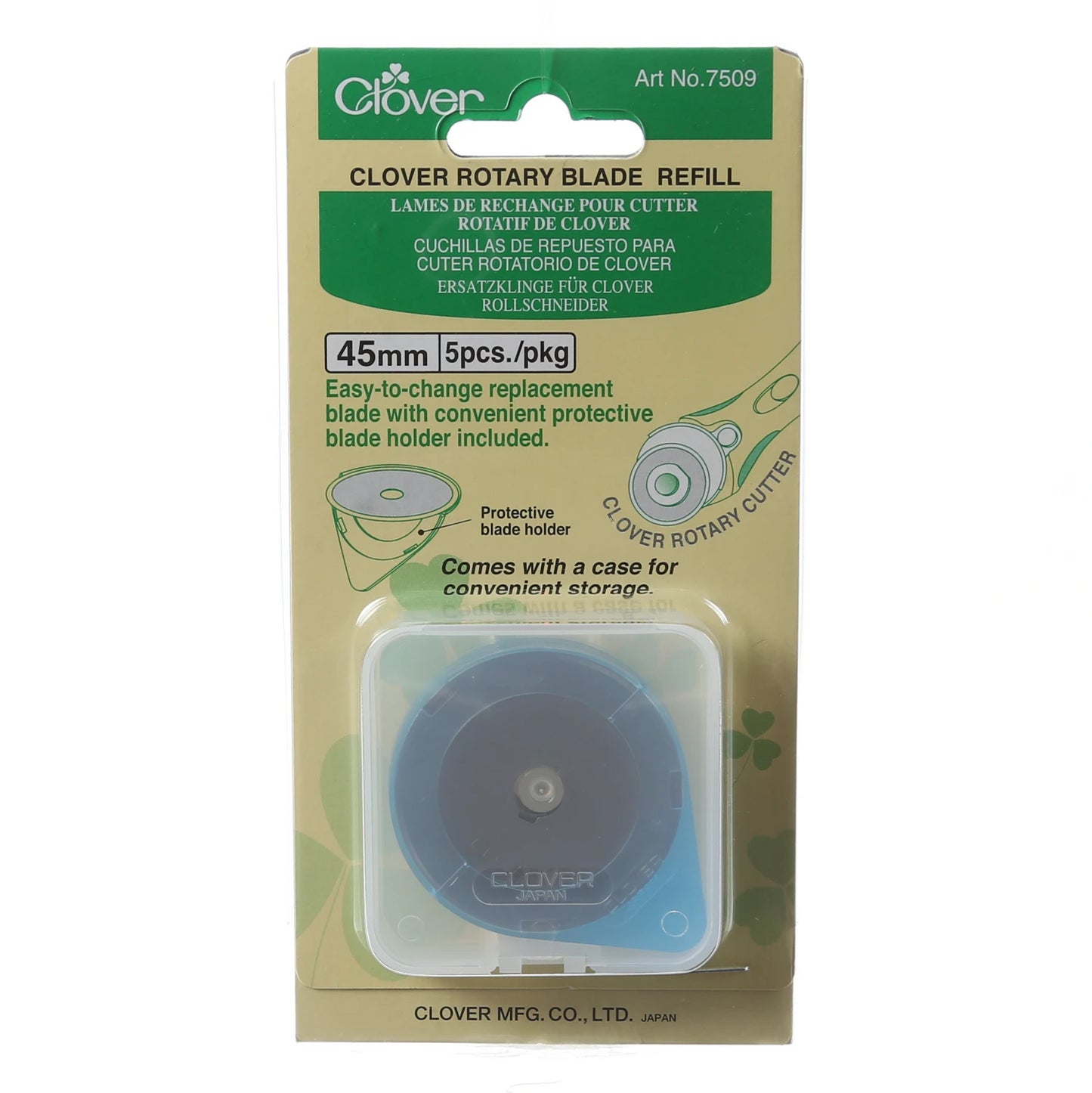 7509CV Rotary Blade Refill 45mm 5 Pc