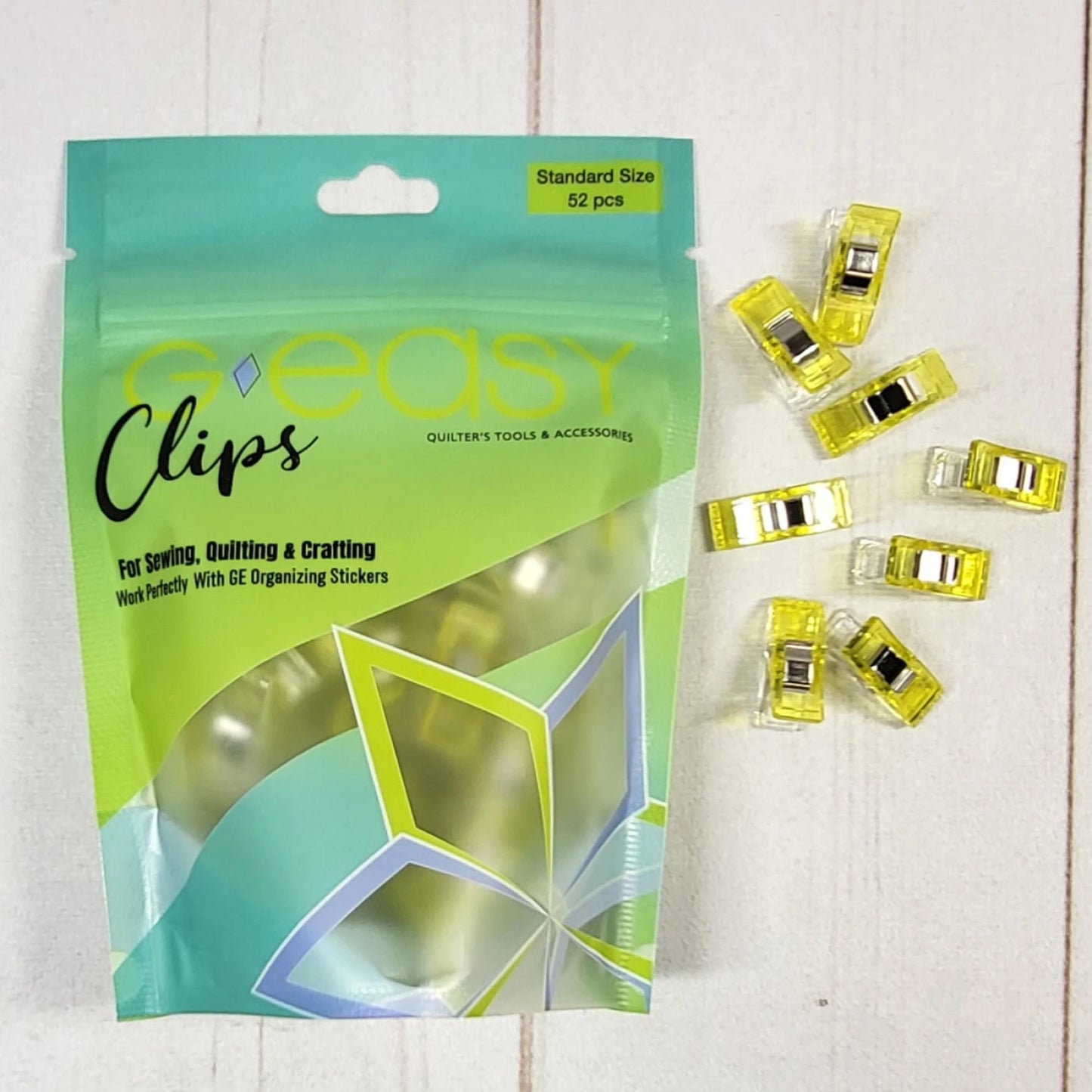 GE-1116 Geasy Clips Standard Yellow