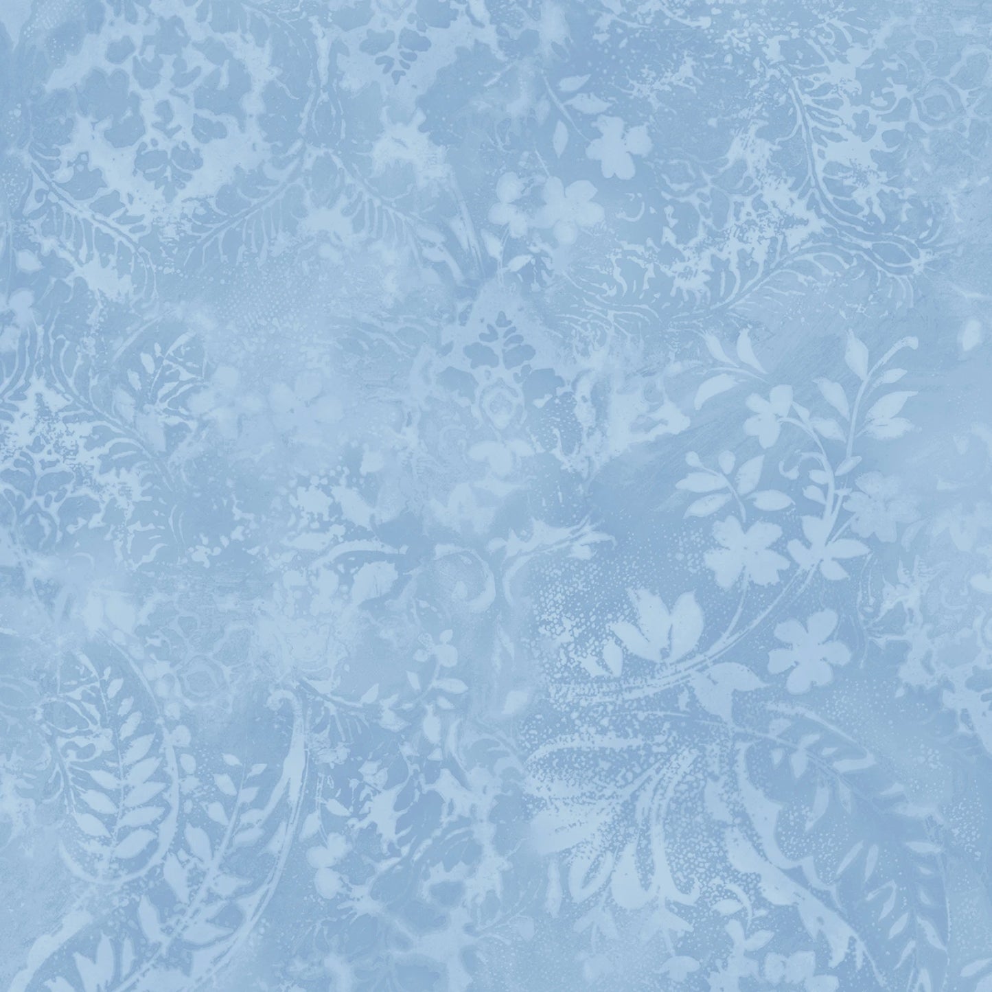QBD105M-B2 Light Blue Vintage Damask 108"