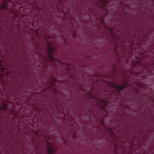 1895H-38 Burgundy Bali Watercolor Batik 44/45"