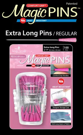 219553 Magic Pins Extra Long Regular 100 Pc