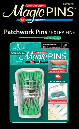 219591 Magic Pins Patchwork Extra Fine 100 Pc
