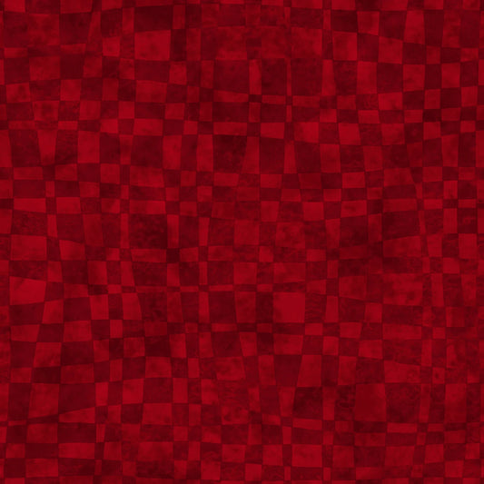 3514-88 Hollyville Manor Asst - Red Vintage Check 44/45"