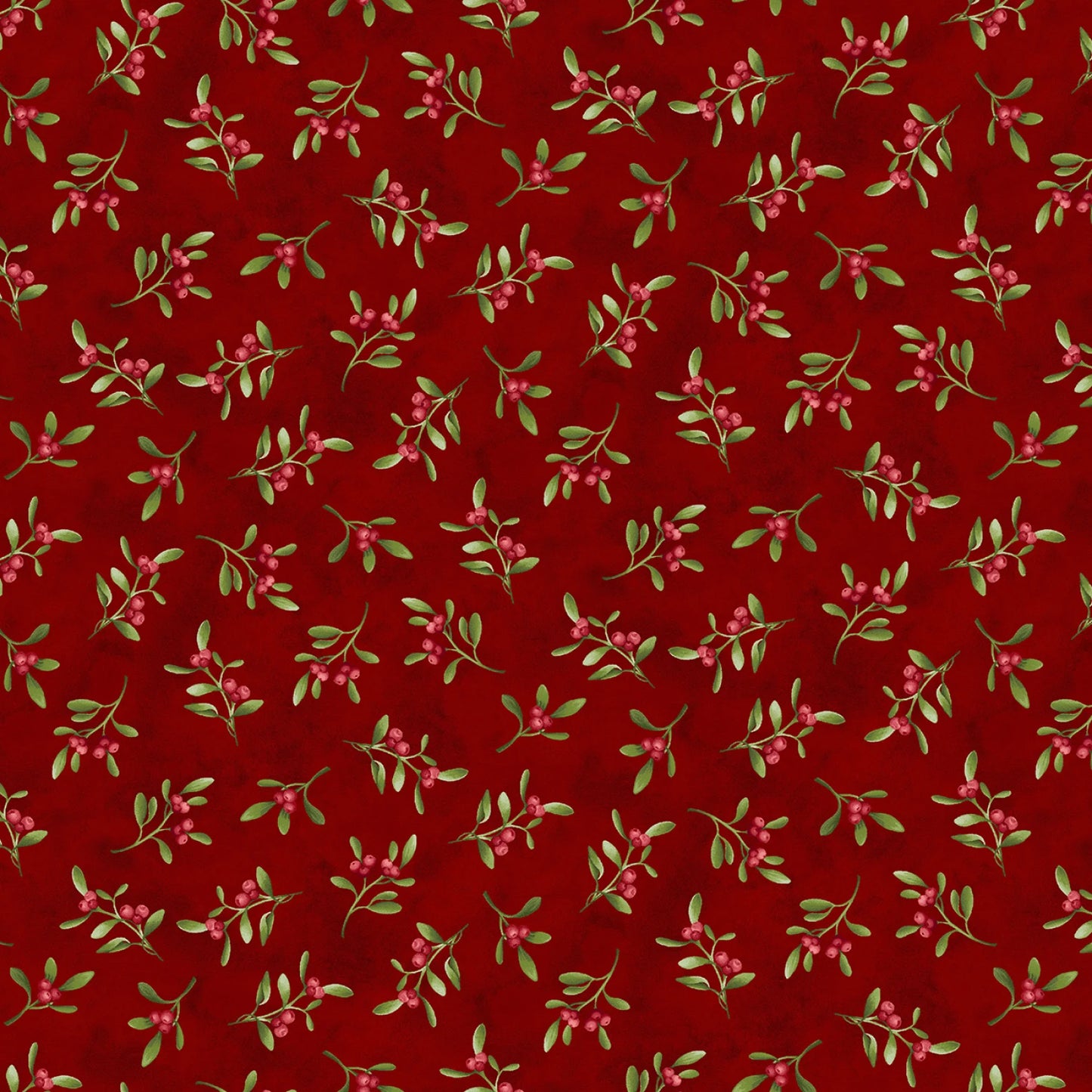 3515-88 Hollyville Manor Asst - Red Mistletoe Toss 44/45"