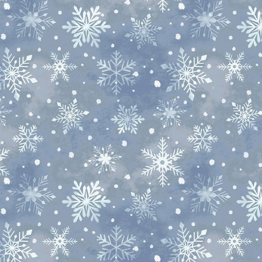 3518-11 Hollyville Manor Asst - Slate Gray Snowflake
