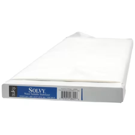 486-25 Solvy Lightweight Water Soluble Stabilizer by the Yard