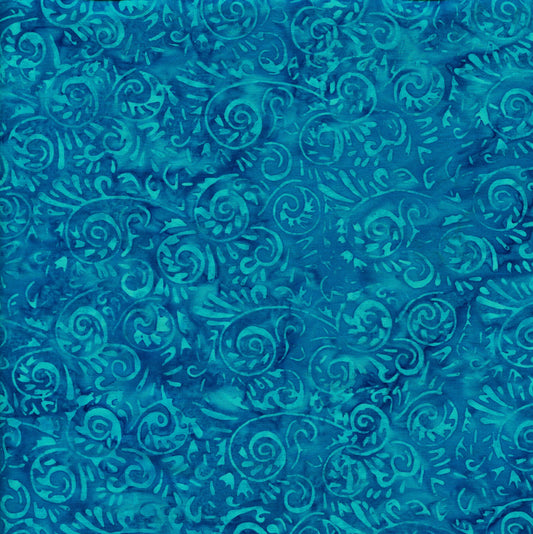 BE28-D1 Blue Foundation Blenders Batik 44"