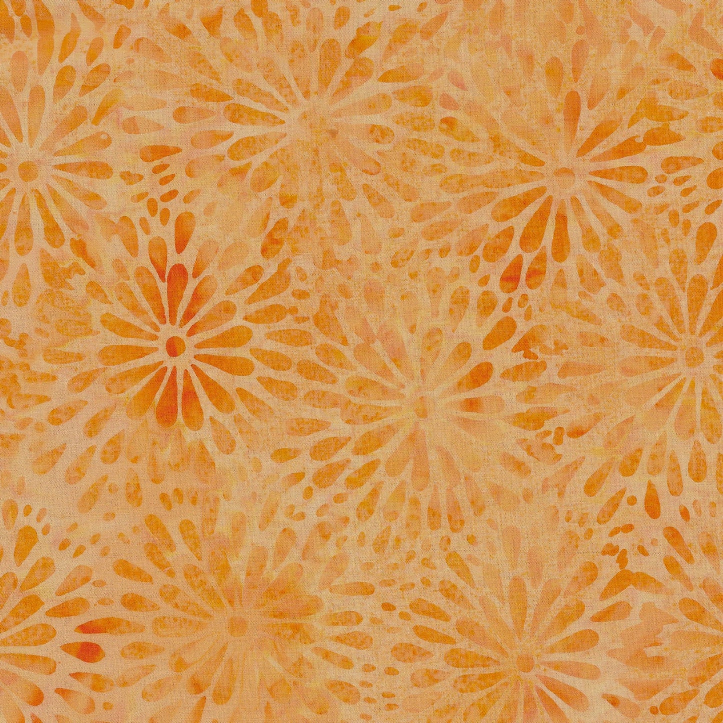 BE34-C1 Orange/Peach Foundation Blenders Batik 44"