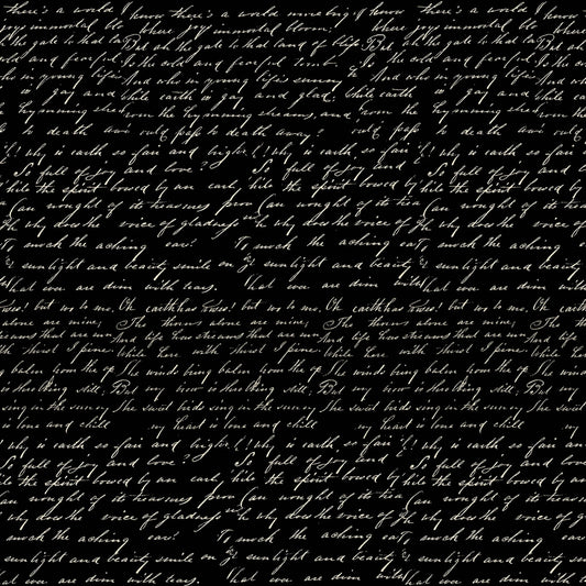 BQ4108-99 Paris Night Black w/Writing 44/45"