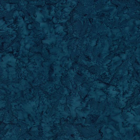 BT21000-306 Peacock Blues Batik 43/44"
