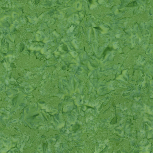 BT21000-327 Garden Party Green Batik 43/44"