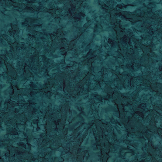 BT21000-678-15 Deep Green Rainforest Foliage Batik 43/44"