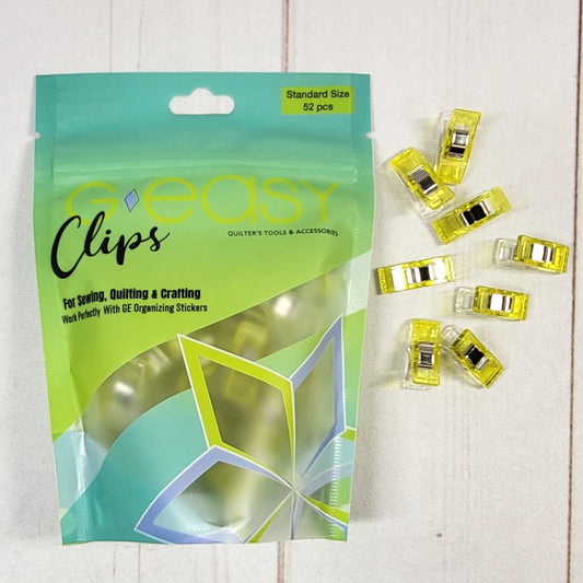 GE-1116  Geasy Clips Standard Yellow