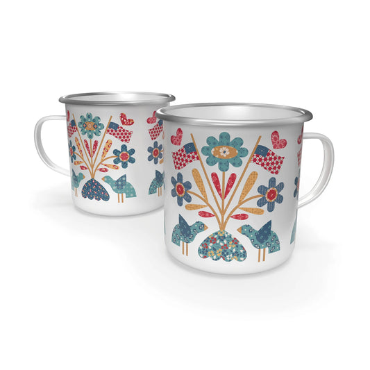 ST-40883 - Lori Holt Americana Enamel Tin Mug