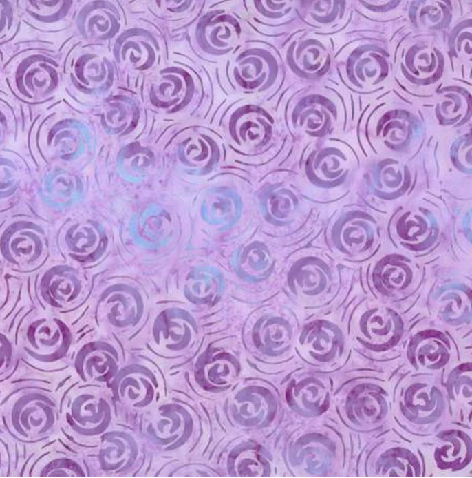 22308-640 Moonshadow Sky Plum on Lavender Batik 44"