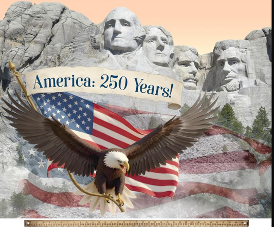 DX-8736 - America 250 Years - Mount Rushmore Panel