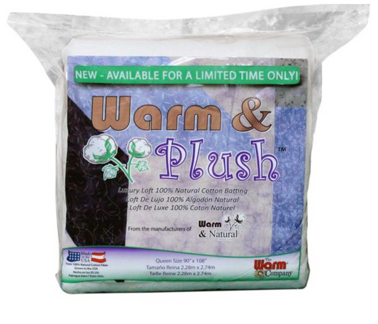 2665 - Warm & Plush Batting Queen 90x108"